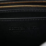 Nappa Intrecciato Small East West Andiamo Shoulder Bag Black