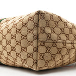 GG Monogram Web Large Giglio Tote Beige Brown