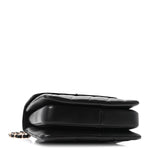 Lambskin Quilted Small Trendy CC Dual Handle Flap Bag Black