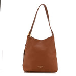 Grained Calfskin Low Key Hobo PM Cognac