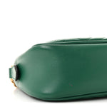 Calfskin Matelasse Small GG Marmont Chain Shoulder Bag Emerald Green