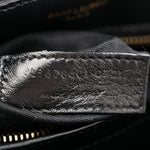 Calfskin Y Quilted Monogram Toy Loulou Crossbody Bag Black