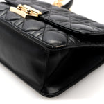 Lambskin Cannage Medium Miss Dior Flap Black