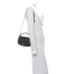 Box Calfskin Voltaire Top Handle Crossbody Bag Black