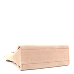 Mixed Fibers Small Deauville Tote Beige
