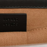 GG Supreme Monogram Calfskin Small Padlock Shoulder Bag Beige Black Cuir