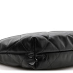 Calfskin Quilted Small Chanel 22 Black