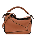 Calfskin Mini Puzzle Bag Tan
