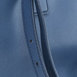 Saffiano Small Galleria Double Zip Tote Cobalto