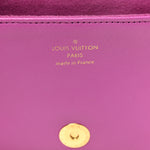 Lambskin Embossed Monogram Coussin Belt Bag Orchid