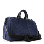 Monogram Taurillon Keepall Bandouliere 35 Blue