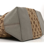 Monogram Medium Bree Foldover Tote Beige