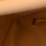 Caviar Quilted Jumbo Double Flap Beige Clair