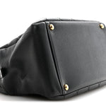 Caviar Quilted Petit Timeless Tote PTT Black