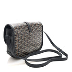 Goyardine Coeur Belvedere II PM Messenger Bag Black