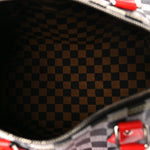 Damier Speedy Bandouliere 30 Black White