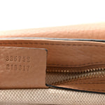 Pebbled Calfskin Medium Soho Flap Crossbody Camelia