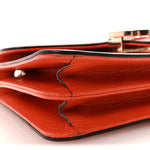 Dollar Calfskin Small Interlocking G Shoulder Bag Sun Orange