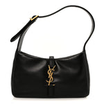 Padded Lambskin Le 5 A 7 Hobo Black