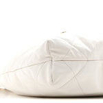 Shiny Calfskin Quilted Small Chanel 22 White