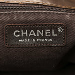 Metallic Aged Calfskin Large Shopping In Moscow Tote Bronze