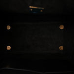 Grained Calfskin Mini Belt Bag Black