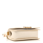 Caviar Quilted Small Boy Flap White