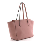Dollar Calfskin Small Swing Tote Soft Pink