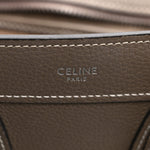 Drummed Calfskin Nano Luggage Souris