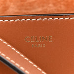 Smooth Calfskin Studded Cuir Triomphe Folco Crossbody Bag Tan