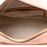 GG Supreme Monogram Textured Calfskin Web Super Mini Ophidia Shoulder Bag Pink