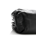 Smooth Butter Calf The Pouch Oversized Clutch Black