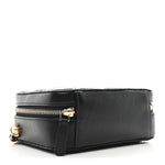 Lambskin Quilted CC Pearl Crush Camera Case Black
