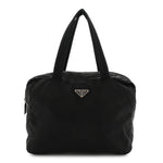 Tessuto Nylon Shoulder Bag  Black