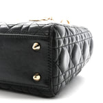 Lambskin Cannage Small My ABCDior Lady Dior Black