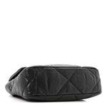 Goatskin Quilted Medium Chanel 19 Flap Black