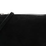 Suede Lina Crossbody Bag Black