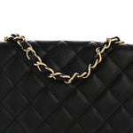 Caviar Quilted Jumbo Single Flap Black