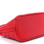 Calfskin Matelasse Chevron GG Marmont Sling Shoulder Bag Rosso