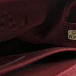Caviar Quilted Medium Boy Flap Burgundy