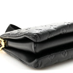 Lambskin Embossed Monogram Coussin PM Black