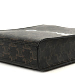 Triomphe Canvas Calfskin Mini Vertical Cabas Tan