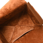 Calfskin Monogram Take Away Box Dusty Vintage Brown Gold