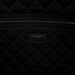 Calfskin Quilted ES Giant Travel Bag Black