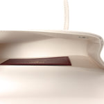 Shiny Caviar Mini Preppy Coco Shoulder Bag White
