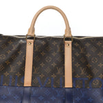 Monogram Split Keepall Bandouliere 50 Pacific Blue