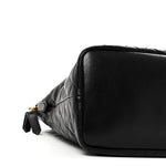 Calfskin Quilted ES Giant Travel Bag Black