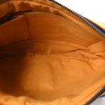 Monogram Denim Bum Bag Blue