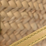 Palm Leaf Raffia Small Macy Tote Natural Sunbleached