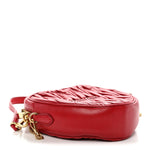 Nappa Matelasse Heart Shoulder Bag Fuoco